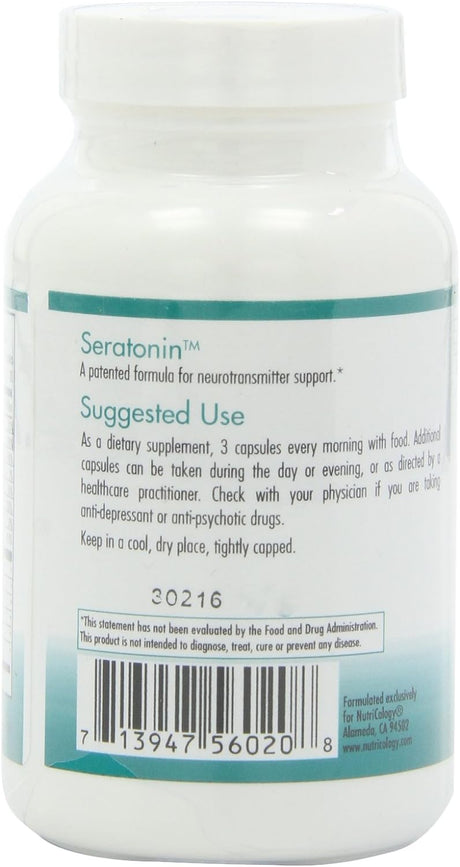 Nutricology / Allergy Research Group - Seratonin 90 Caps