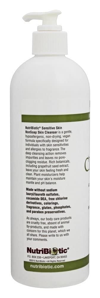 Nutribiotic Skin Cleanser, Sensitive Skin, Fragrance Free (473 ml)