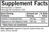 Kirkman Labs (Hypoallergenic) Buffered Magnesium Oxide 180 mg, 250 Capsules