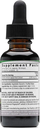 Nature's Answer Burdock, Alcohol-Free, 1350mg, 30ml