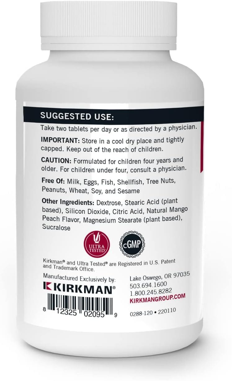 Kirkman Labs Children's Multivitamin & Mineral - 120 Chewable Tablets/Wafers (0288-120)