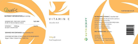 Nutriscript Vitamin C (Quali-C Ascorbic Acid) 250g