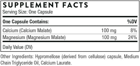 Thorne Research - Calcium-Magnesium Malate - 240 Capsules