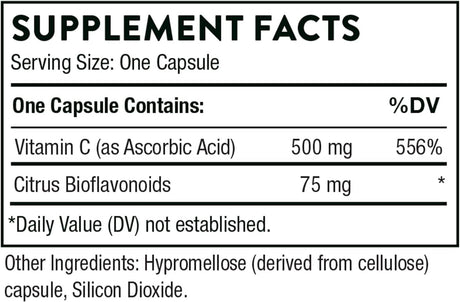 Thorne Vitamin C With Flavonoids - 90 Veggie Caps