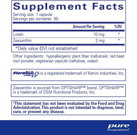 Pure Encapsulations Vision Support Formula 60 Capsules