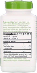 Natures Way Valerian Root 1590 mg, 180 Vegan Capsules