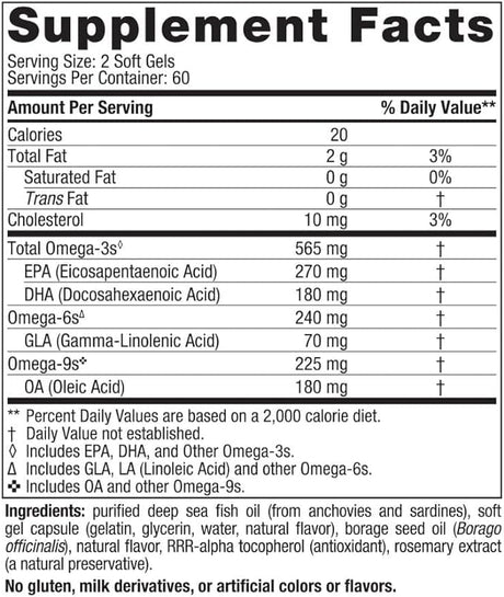 Nordic Naturals Complete Omega, Lemon Flavor, 120 Soft Gels