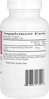 Ecological Formulas - Allithiamine (Vitamin B1) 50 mg 250 caps