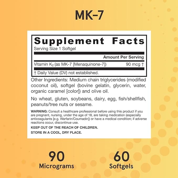 Jarrow Formulas - Vitamin K2 as MK-7 90mcg (60 Softgels)