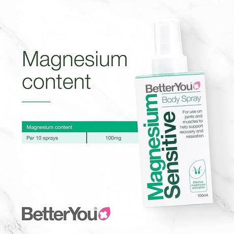 BetterYou Magnesium Sensitive Body Spray 100ml