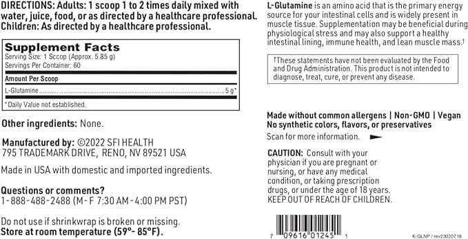 Lidtke - L-Glutamine Powder, 300g