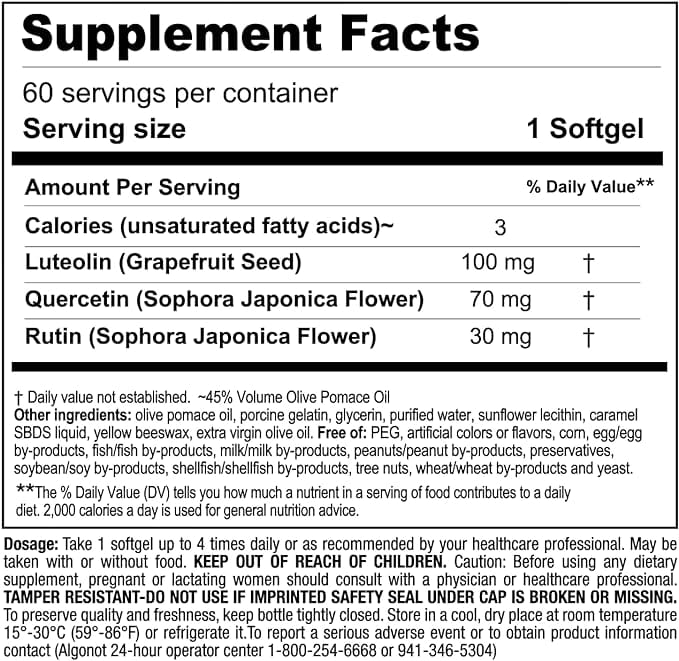 Algonot NeuroProtek 60 Softgels