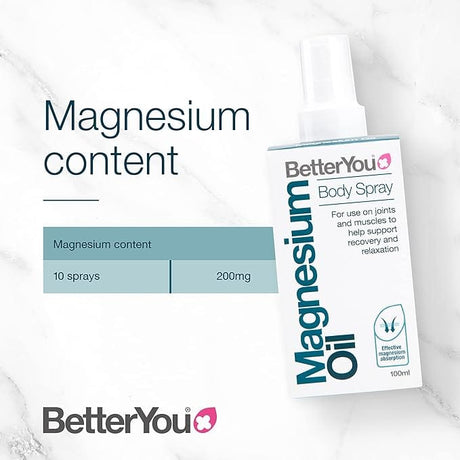 BetterYou Ltd Magnesium Oil Body Spray - 100 ml