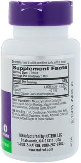 Natrol Biotin, Maximum Strength 10,000mcg, 100 Tablets