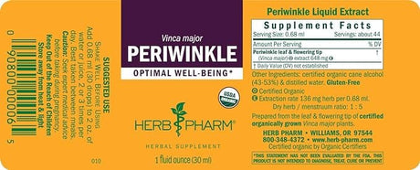 Herb Pharm - Periwinkle, 1oz