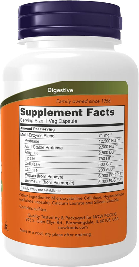 Now Foods Plant Enzymes, 120 Veg Capsules