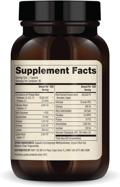 Dr Mercola Full Spectrum Enzymes - 90 Capsules