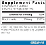 Douglas Labs - Niacinamide 500 mg 100 Capsules