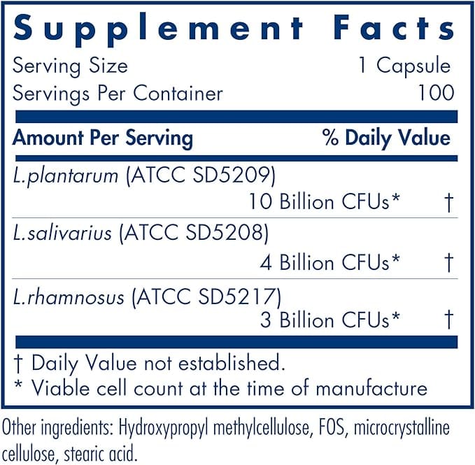 Allergy Research Group - Lactobacillus 100 Capsules