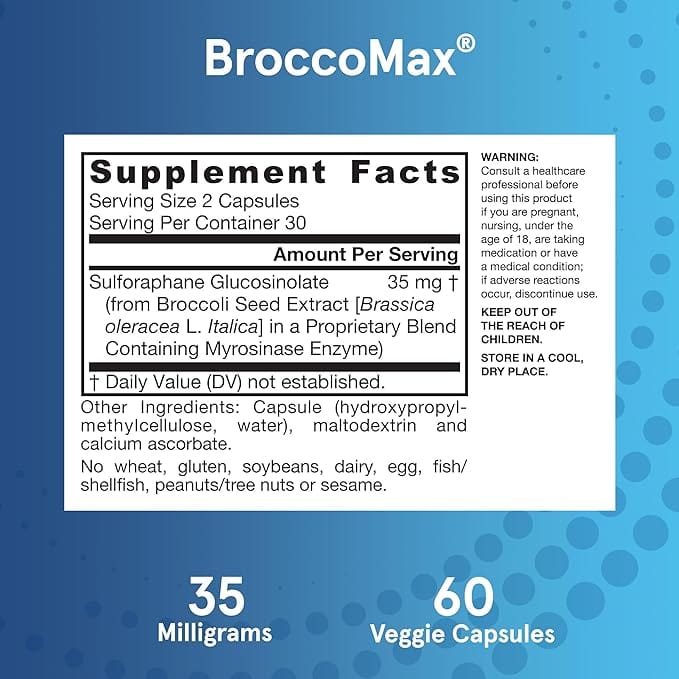 Jarrow Formulas BroccoMax, 60 Capsules