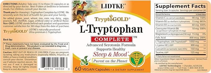 Lidtke - L-Tryptophan Complete 60 caps