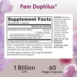 Jarrow Formulas Fem-Dophilus (Shelf Stable), 60 Capsules