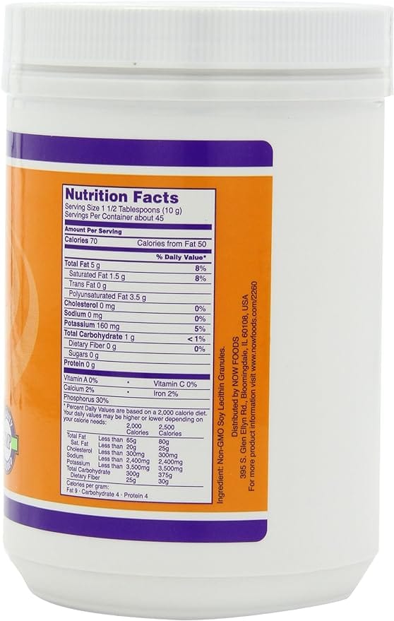 Now Foods Lecithin Granules Non-GMO 454g