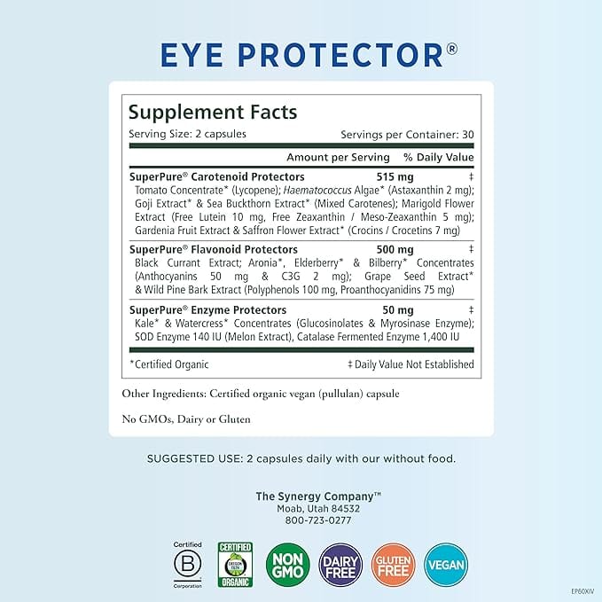 The Synergy Company, Eye Protector, 60 Capsules