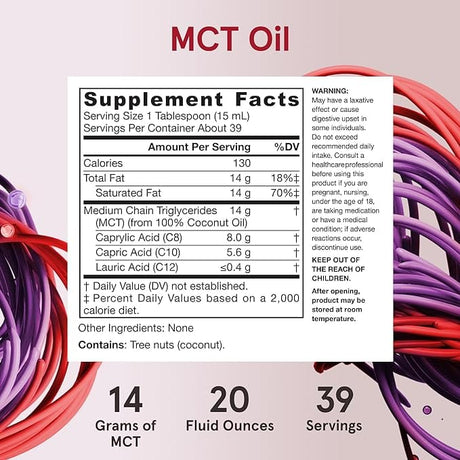 Jarrow Formulas MCT Oil, 591ml