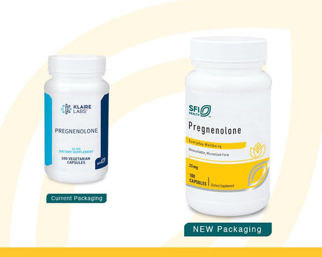 Klaire Labs Pregnenolone (25 mg) - 100 vegetarian capsules