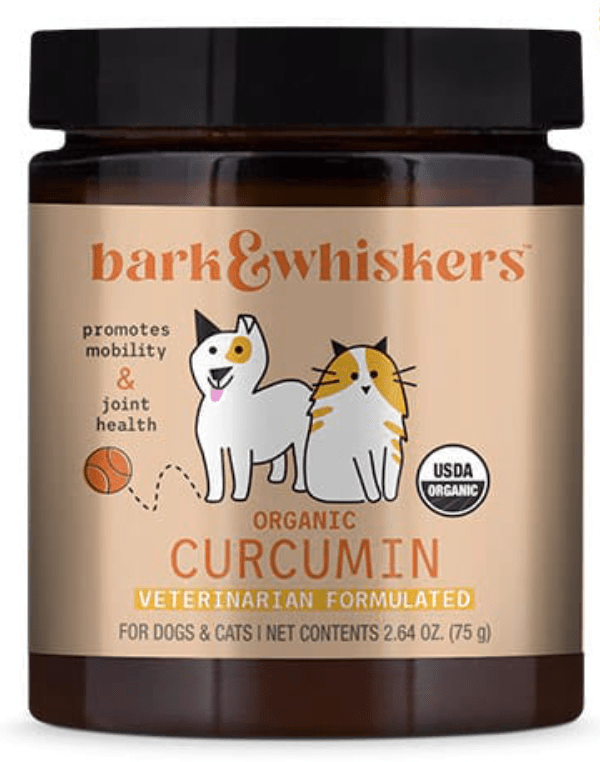 Dr. Mercola Bark & Whiskers, Organic Curcumin for Cats & Dogs, 75 g