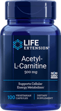 Acetyl-L-Carnitine 500 mg 100 veg caps - Life Extension - welzo