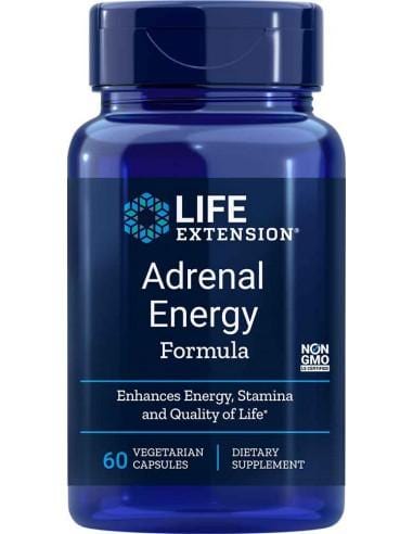 Adrenal Energy Formula, 60 Veggie Caps - Life Extension - welzo