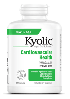 Aged Garlic Extract, Cardiovascular, Formula 100, 300 Capsules - Kyolic - welzo