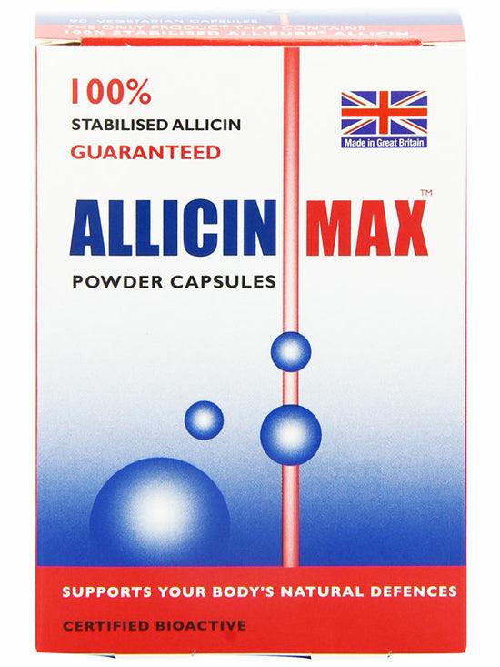 Allicinmax (Garlic) 180mg, 90 Capsules - Allicin - welzo