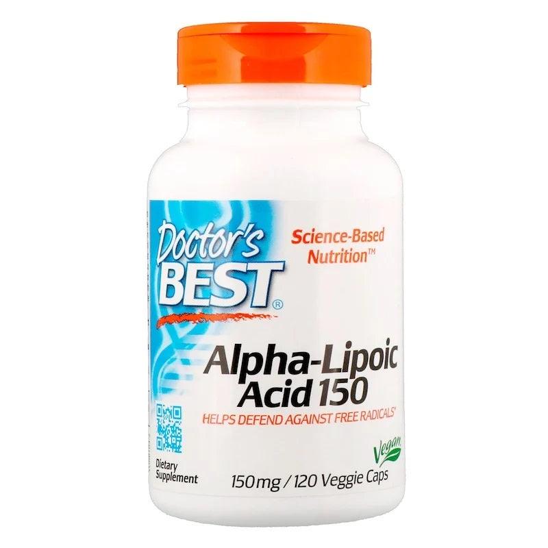 Alpha-Lipoic Acid 150mg, 120 Capsules - Doctor's Best - welzo