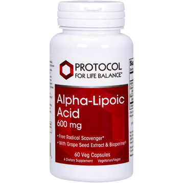 Protocol For Life Balance Alpha-Lipoic Acid 600mg 60 caps