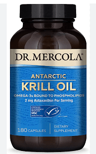 Antarctic Krill Oil, 180 Capsules - Dr. Mercola - welzo