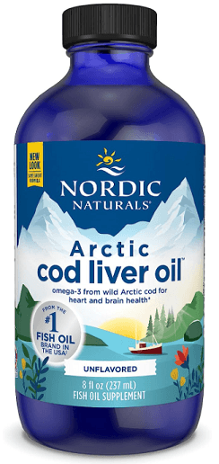 Arctic Cod Liver Oil (Unflavoured) 237ml â€“ Nordic Naturals - welzo