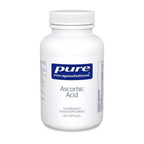 Ascorbic Acid, 90 Capsules - Pure Encapsulations - welzo