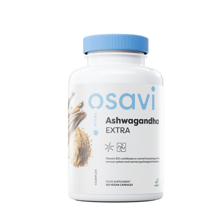 Ashwagandha Extra, 450 mg - 120 vegan capsules - Osavi - welzo