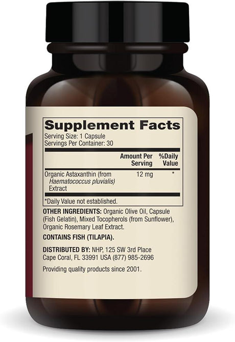 Astaxanthin, 30 Capsules - Dr. Mercola - welzo