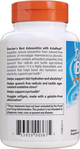 Astaxanthin with AstaReal, 6 mg, 90 Veggie Softgels - Dr's Best - welzo