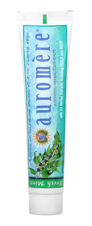 Ayurvedic Herbal Toothpaste, Fresh Mint, 4.16 oz (117 g) - Auromere - welzo