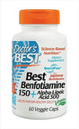 Benfotiamine 150+ Alpha-Lipoic Acid 300, 60 Capsules - Doctor's Best - welzo