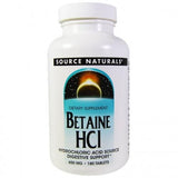 Betaine HCI (with Pepsin) - 650mg 180 tablets - Source Naturals - welzo