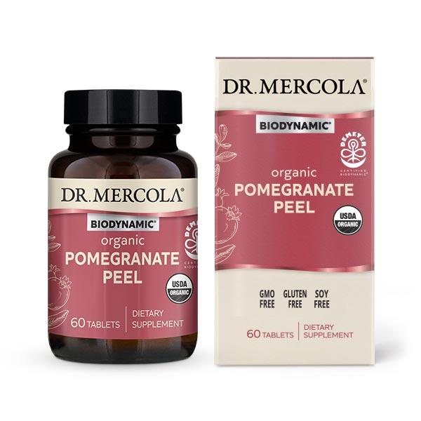 BiodynamicÂ® Organic Pomegranate Peel, 60 Tablets - Dr Mercola - welzo