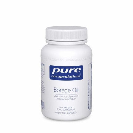 Borage Oil, 60 Softgels, Pure Encapsulations - welzo