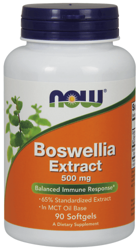 Boswellia Extract 500mg, 90 Softgels - Now Foods - welzo