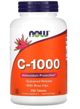 C-1000, 250 Tablets - Now Foods - welzo